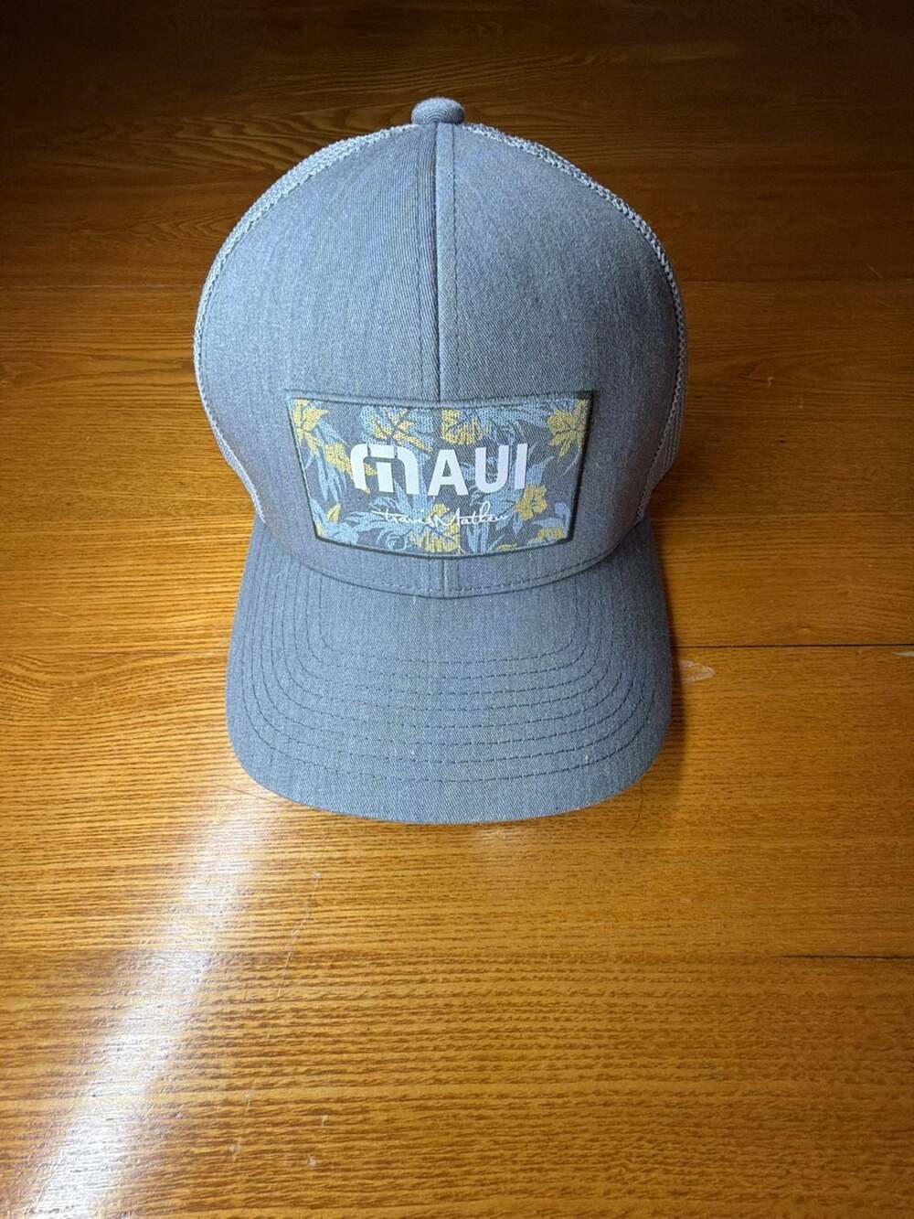 TravisMathew Maui Trucker Hat Gray Flexfit 110